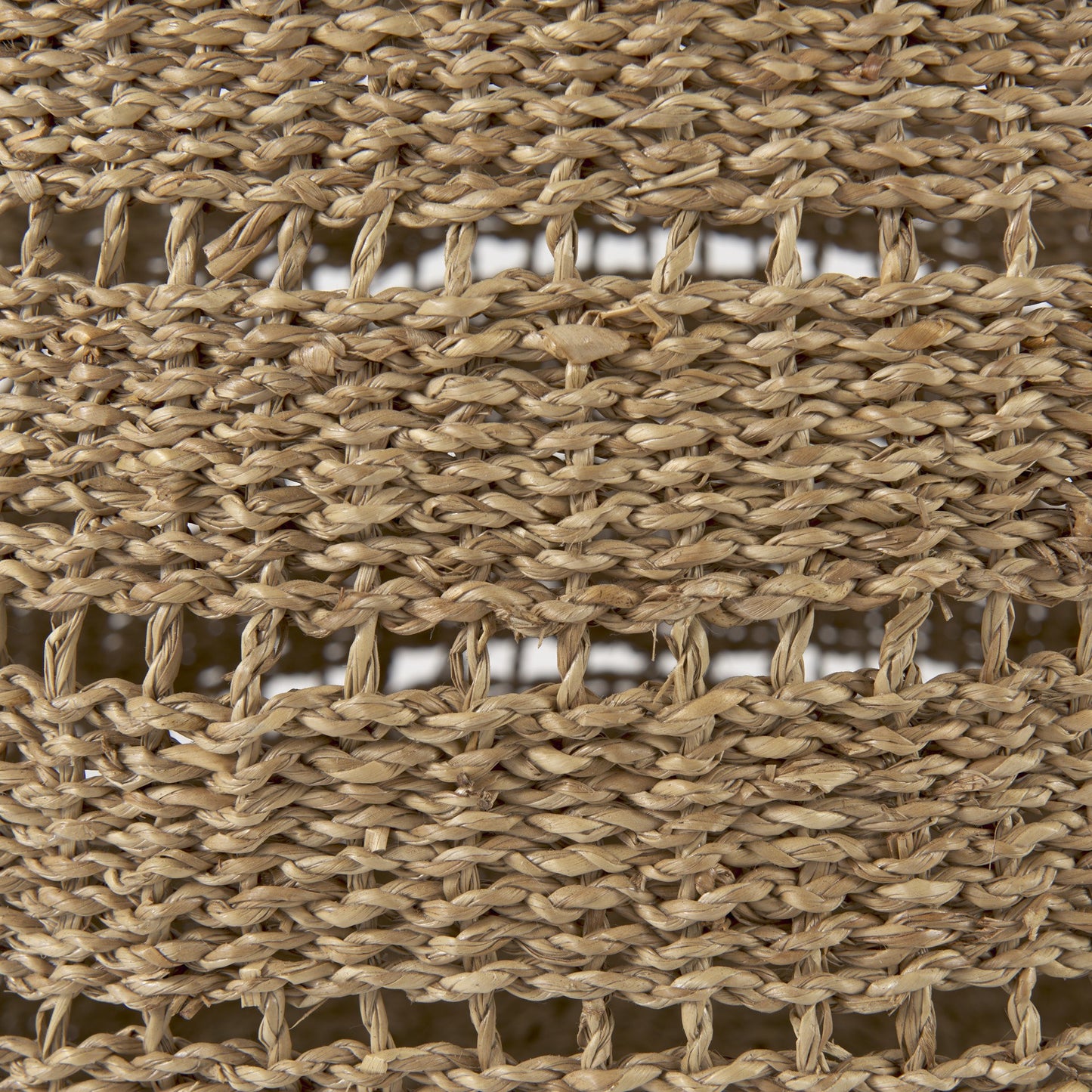 Set Of Two Woven Wicker  Storage Baskets