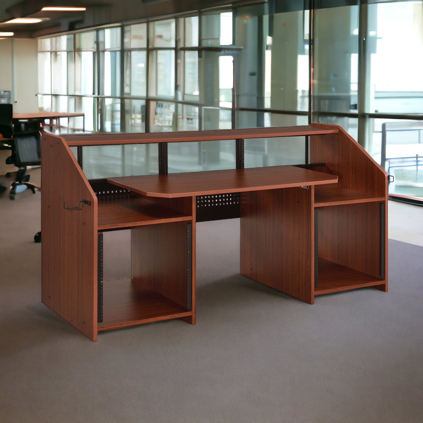 71" Brown Computer Desk