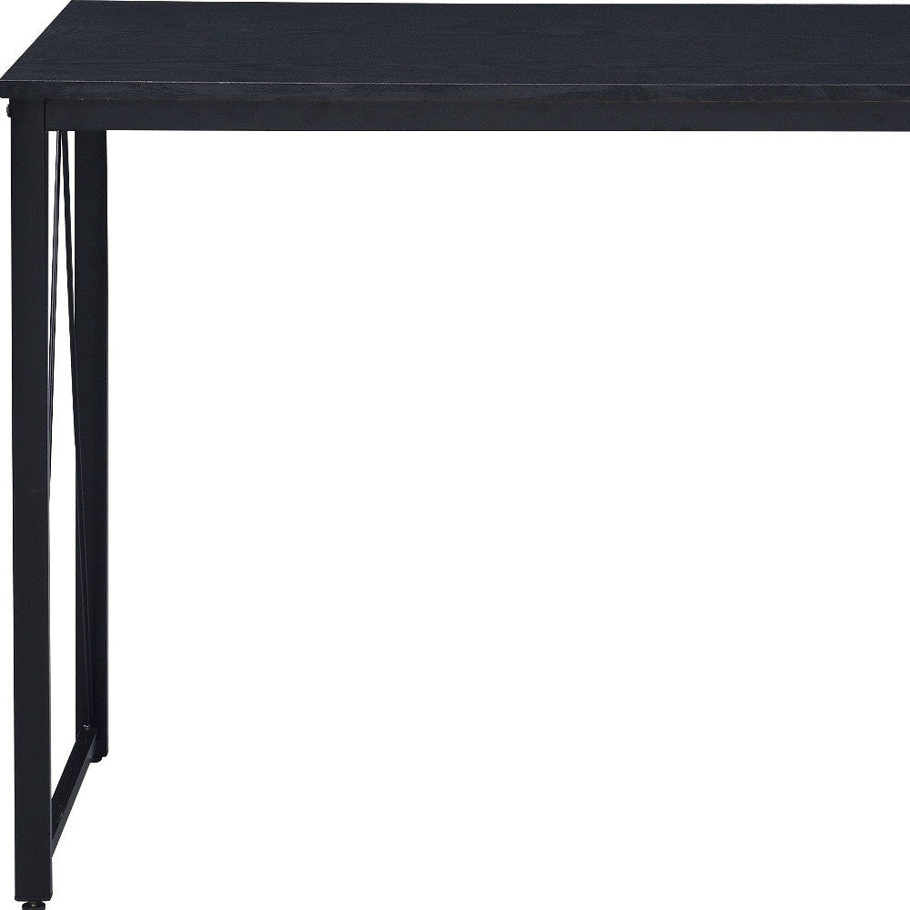 47" Black Writing Desk