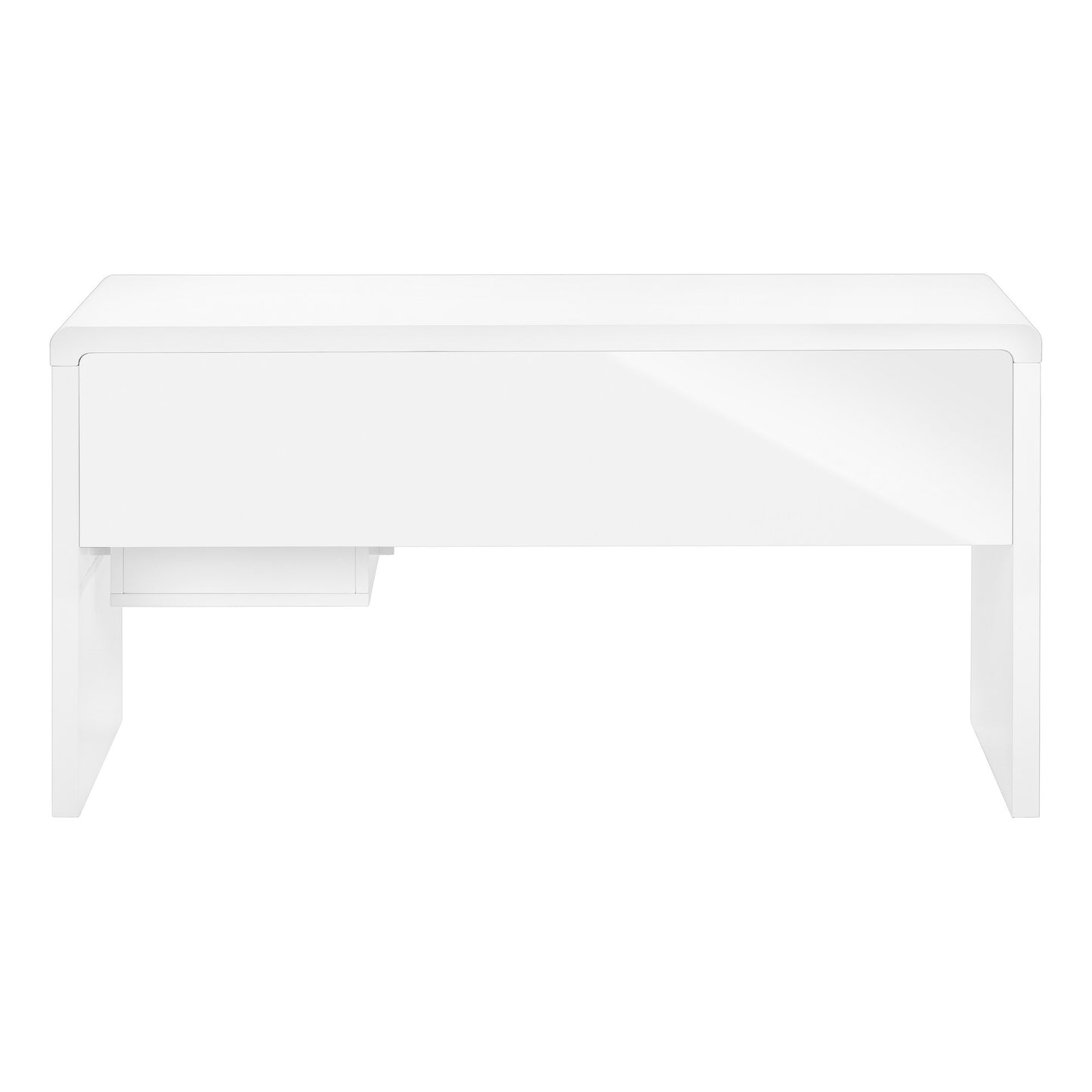 60" White Computer Desk