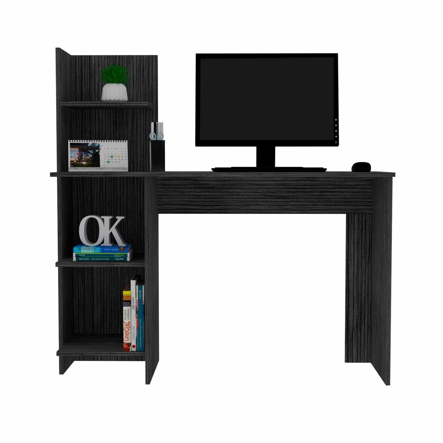 47" Gray Computer Desk