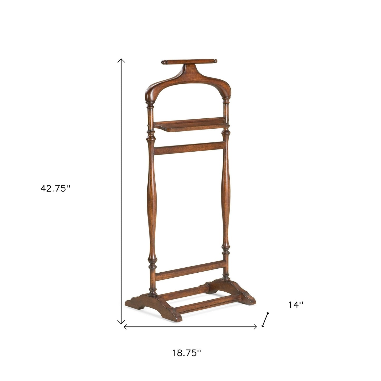 Judson Plantation Cherry Valet Stand