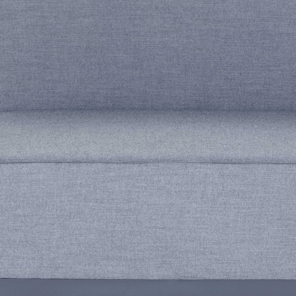 Gray Metal Modular With Cushion