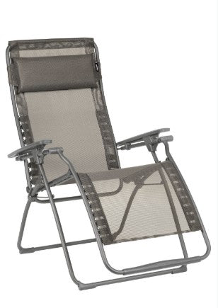 28" Graphite and Gray Metal Zero Gravity Chair