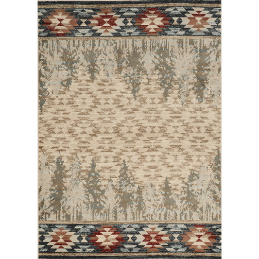 8' X 10' Ivory Pines Area Rug