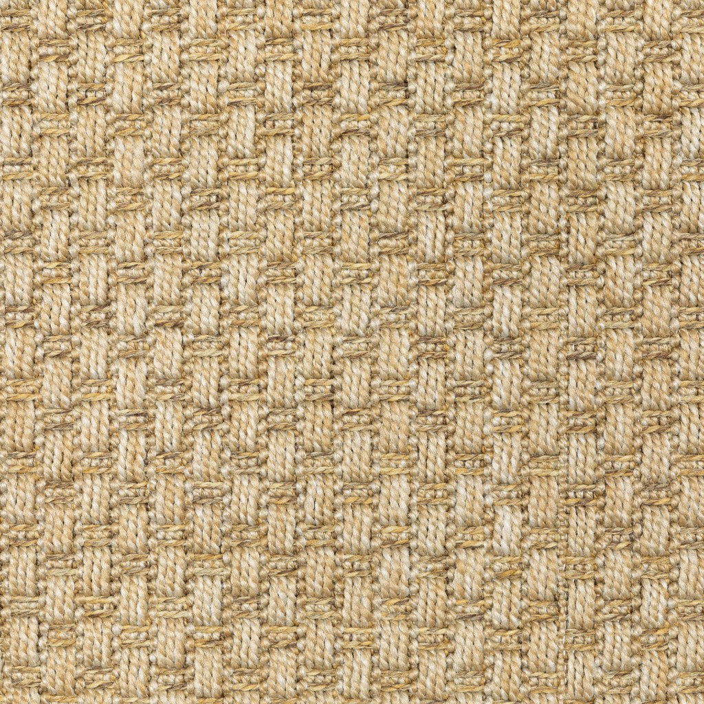 8' x 8' Beige Indoor Outdoor Area Rug