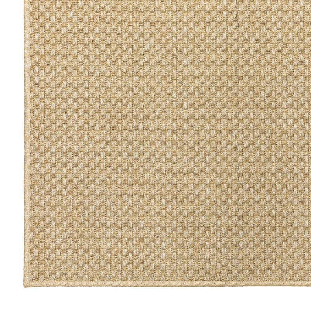 2' X 4' Beige Indoor Outdoor Area Rug