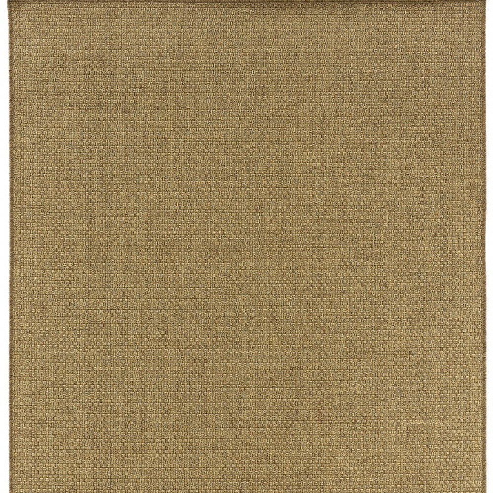 5' x 8' Tan Indoor Outdoor Area Rug