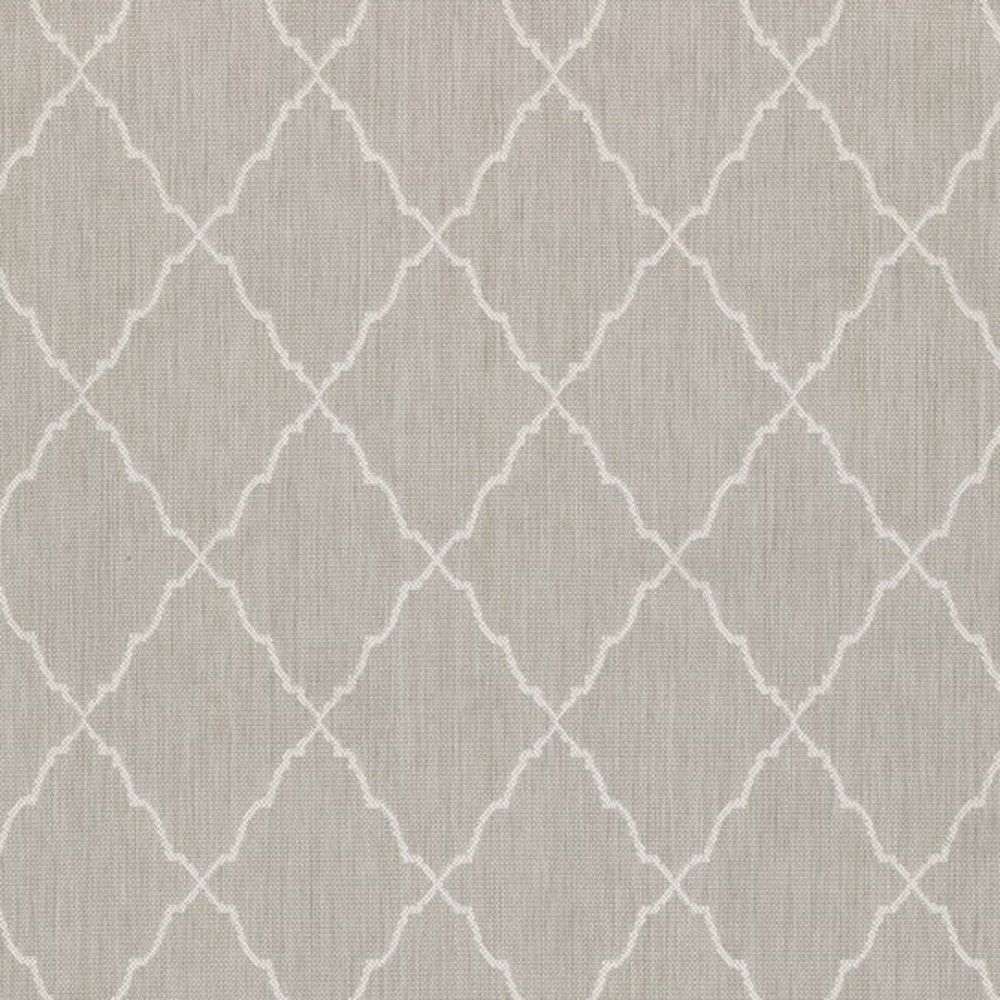 3' X 5' Gray and Ivory Indoor Outdoor Area Rug