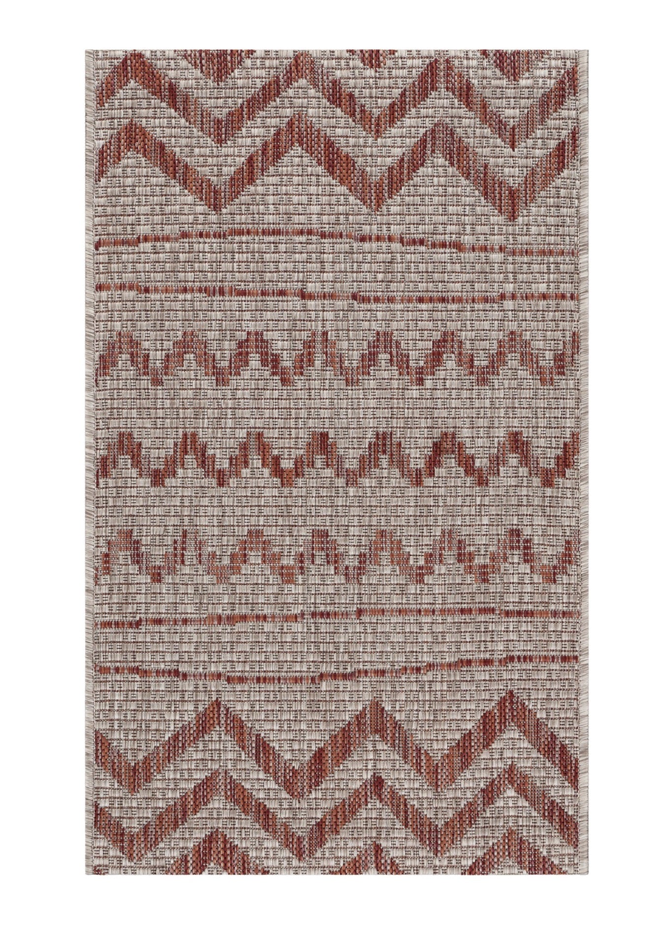 2' X 3' Beige Indoor Outdoor Area Rug