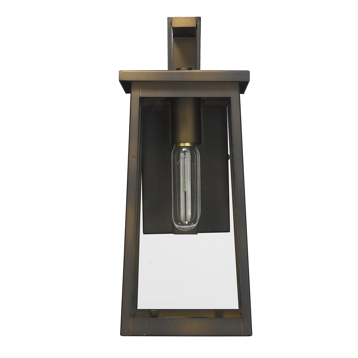 Burnished Bronze Contempo Elongated Outdoor Wall Light