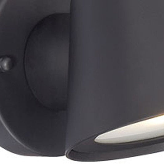 Matte Black LED Short Cone Wall Light