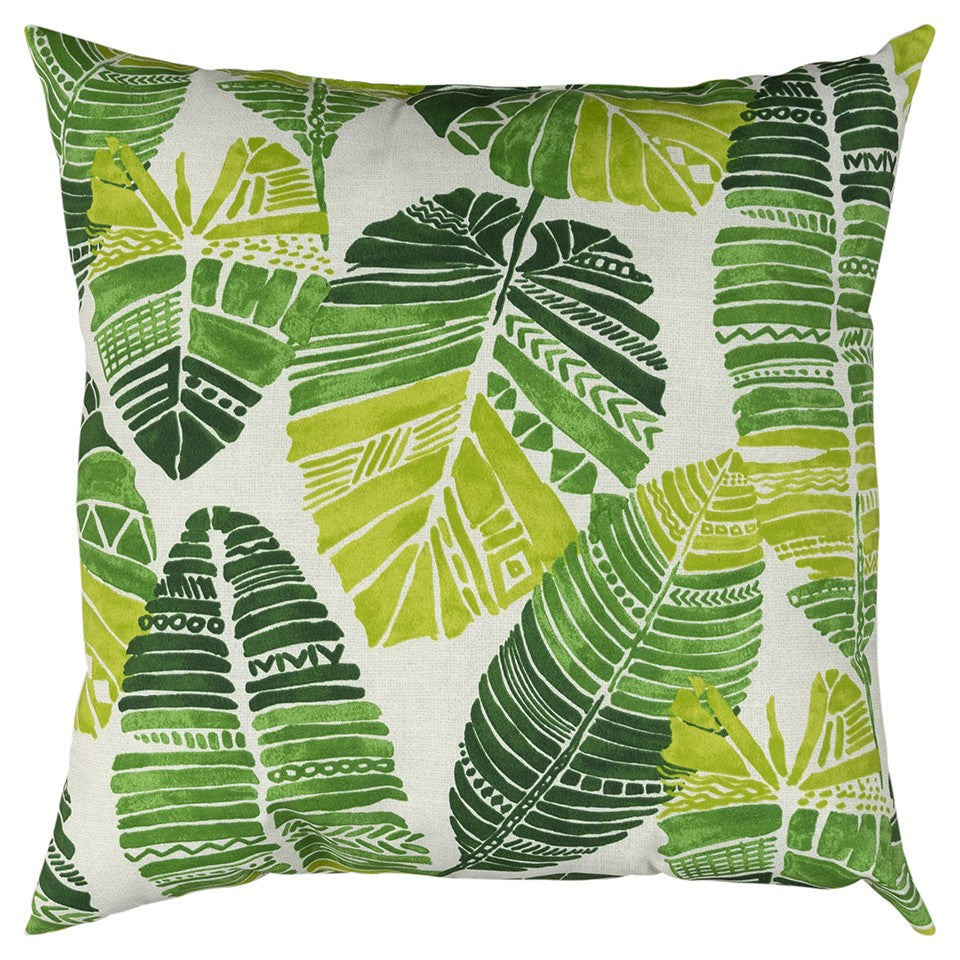 Set of Two 22" X 22" Lime Green Indoor Outdoor Throw Pillow Cover & Insert