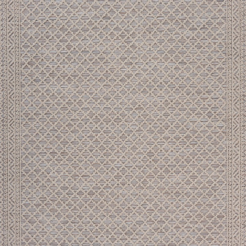 8' X 10' Gray Indoor Outdoor Area Rug