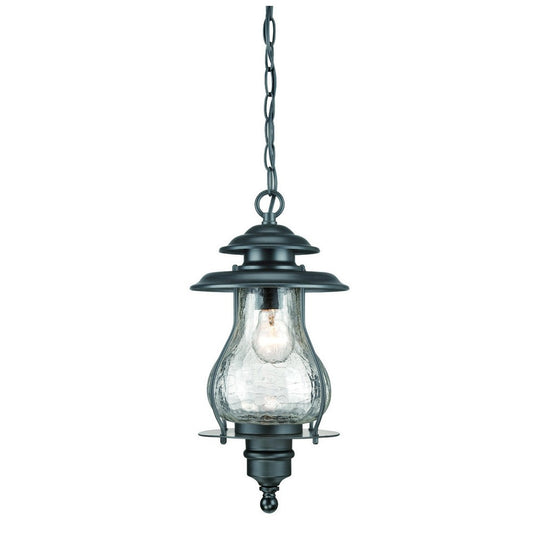 Matte Black Oil Lantern Hanging Light