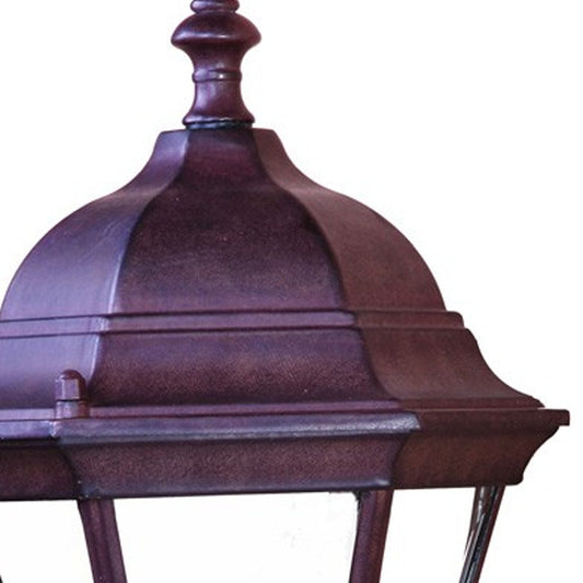 Dark Brown Carousel Lantern Wall Light