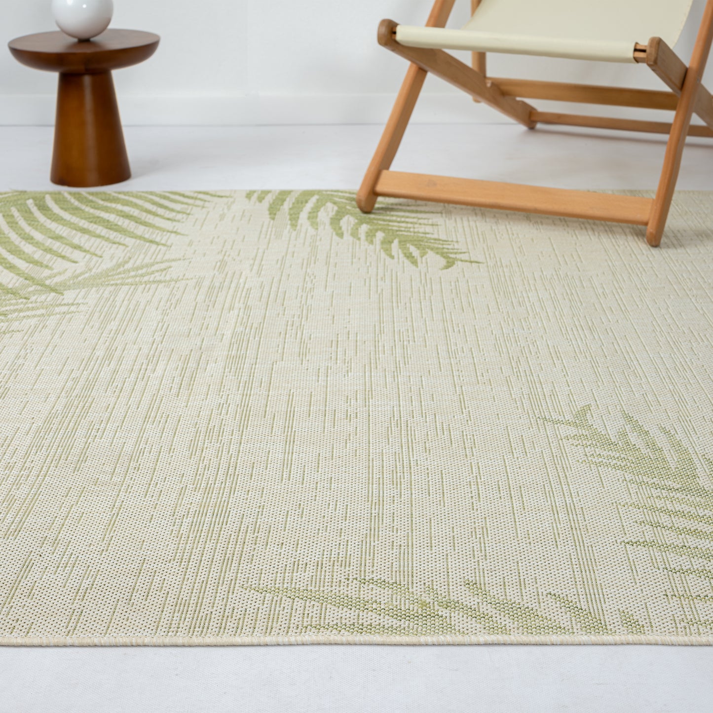 8' X 9' Beige Floral Indoor Outdoor Area Rug
