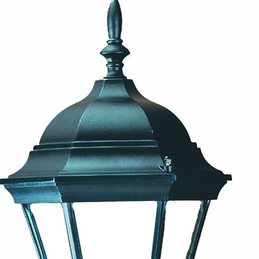 Matte Black Carousel Lantern Wall Light