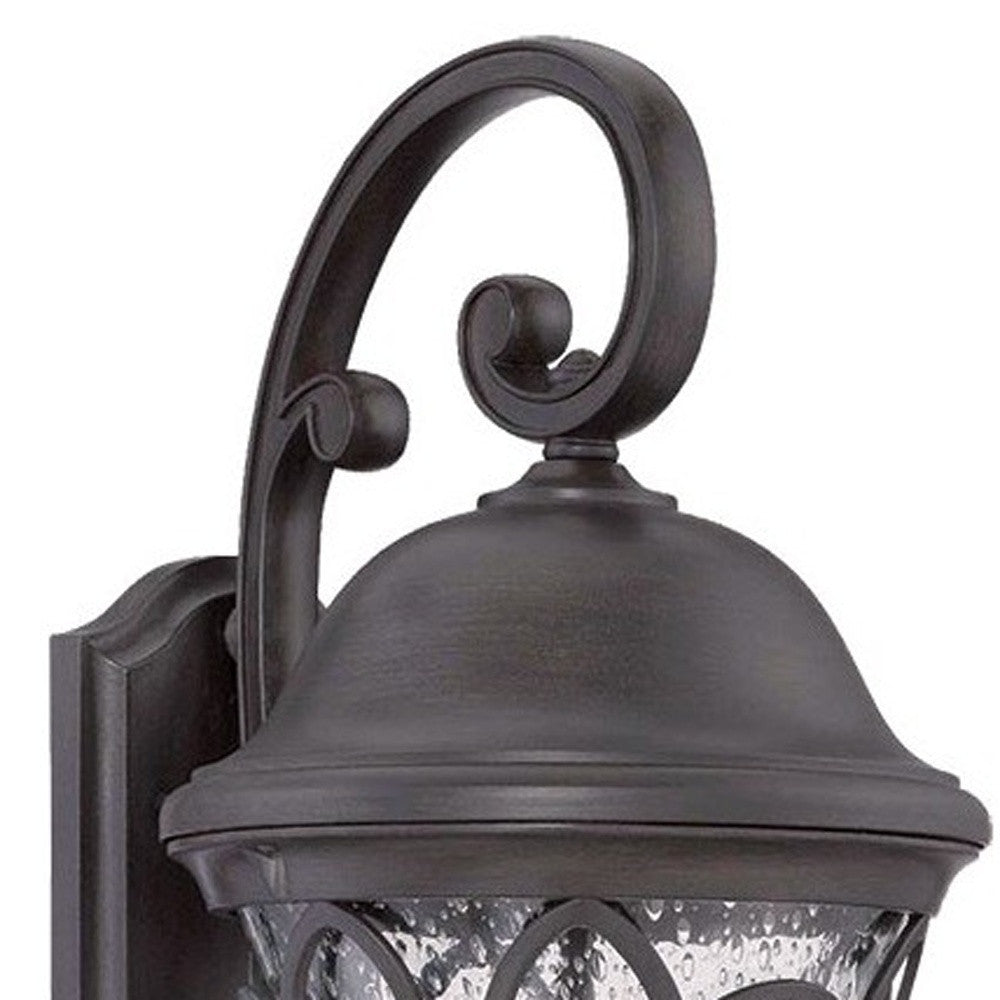 Matte Black Tapered Goblet Wall Light