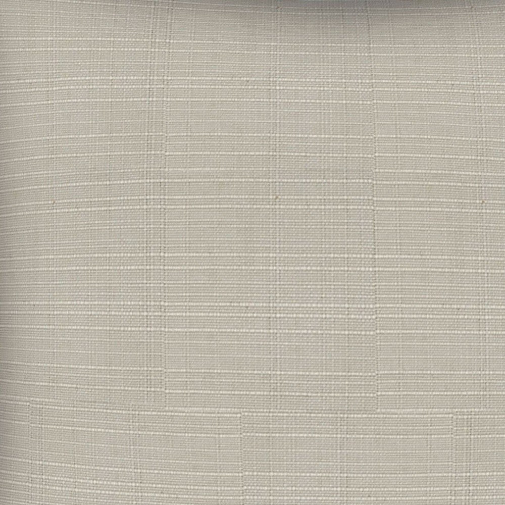 17" X 17" Natural Zippered Polyester Solid Color Throw Pillow Cover