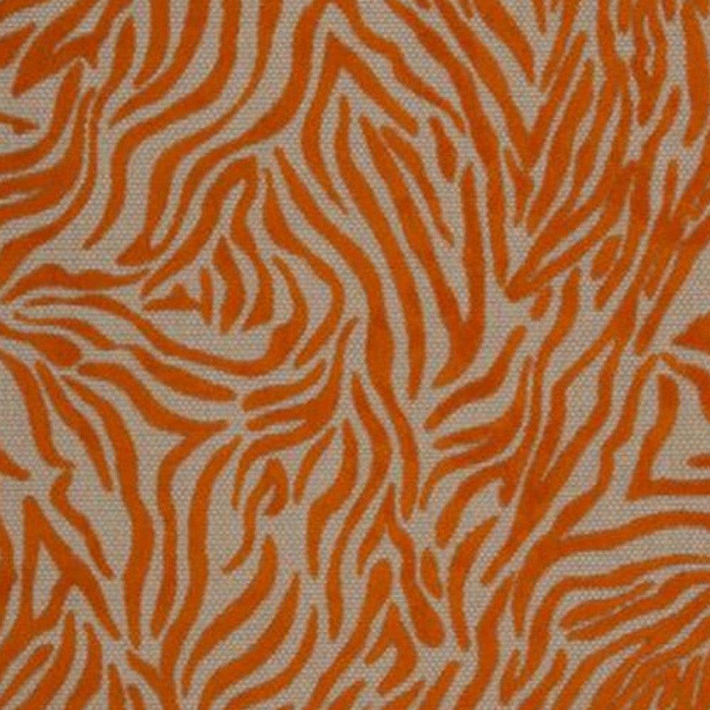 10' X 13' Orange Abstract Non Skid Indoor Outdoor Area Rug