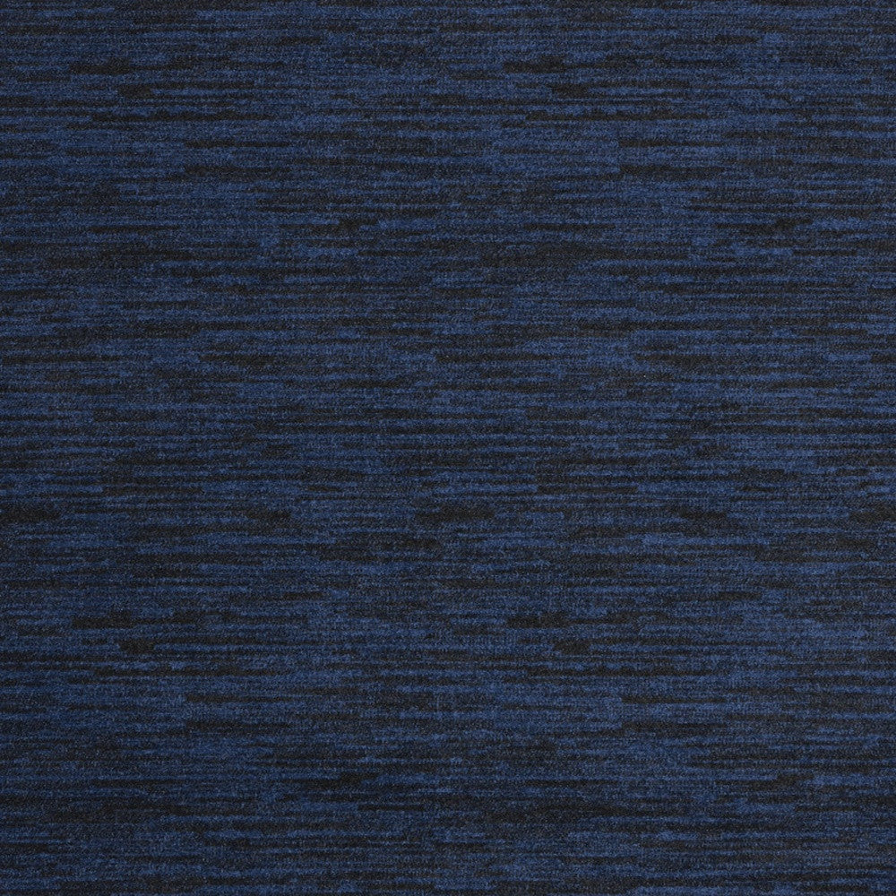 7' X 7' Midnight Blue Square Non Skid Indoor Outdoor Area Rug