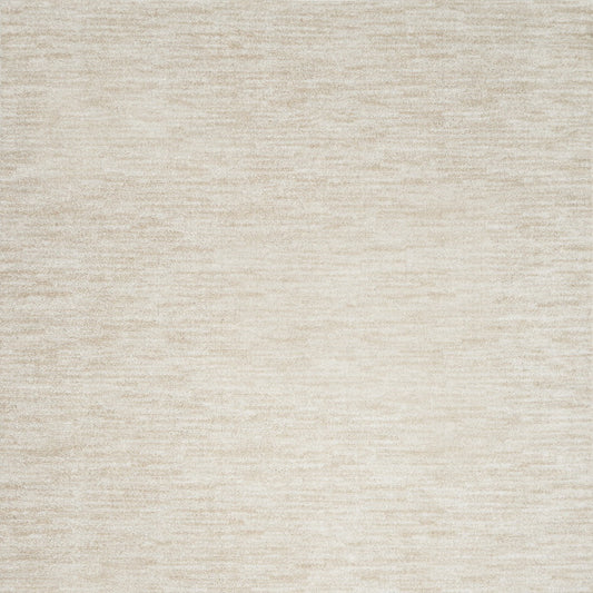 7' X 10' Ivory And Beige Non Skid Indoor Outdoor Area Rug