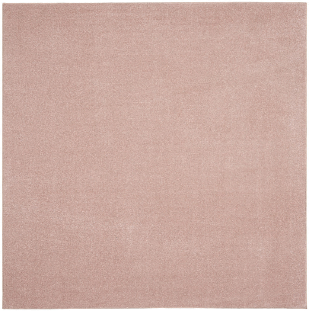 5' X 5' Pink Square Non Skid Indoor Outdoor Area Rug