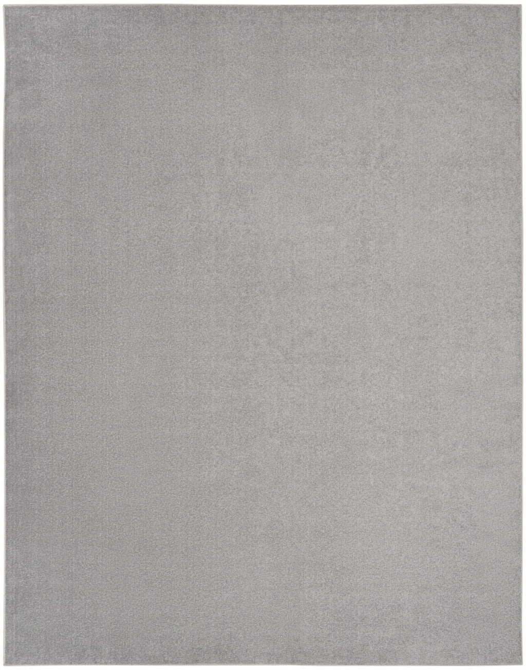 8' X 10' Silver Grey Non Skid Indoor Outdoor Area Rug