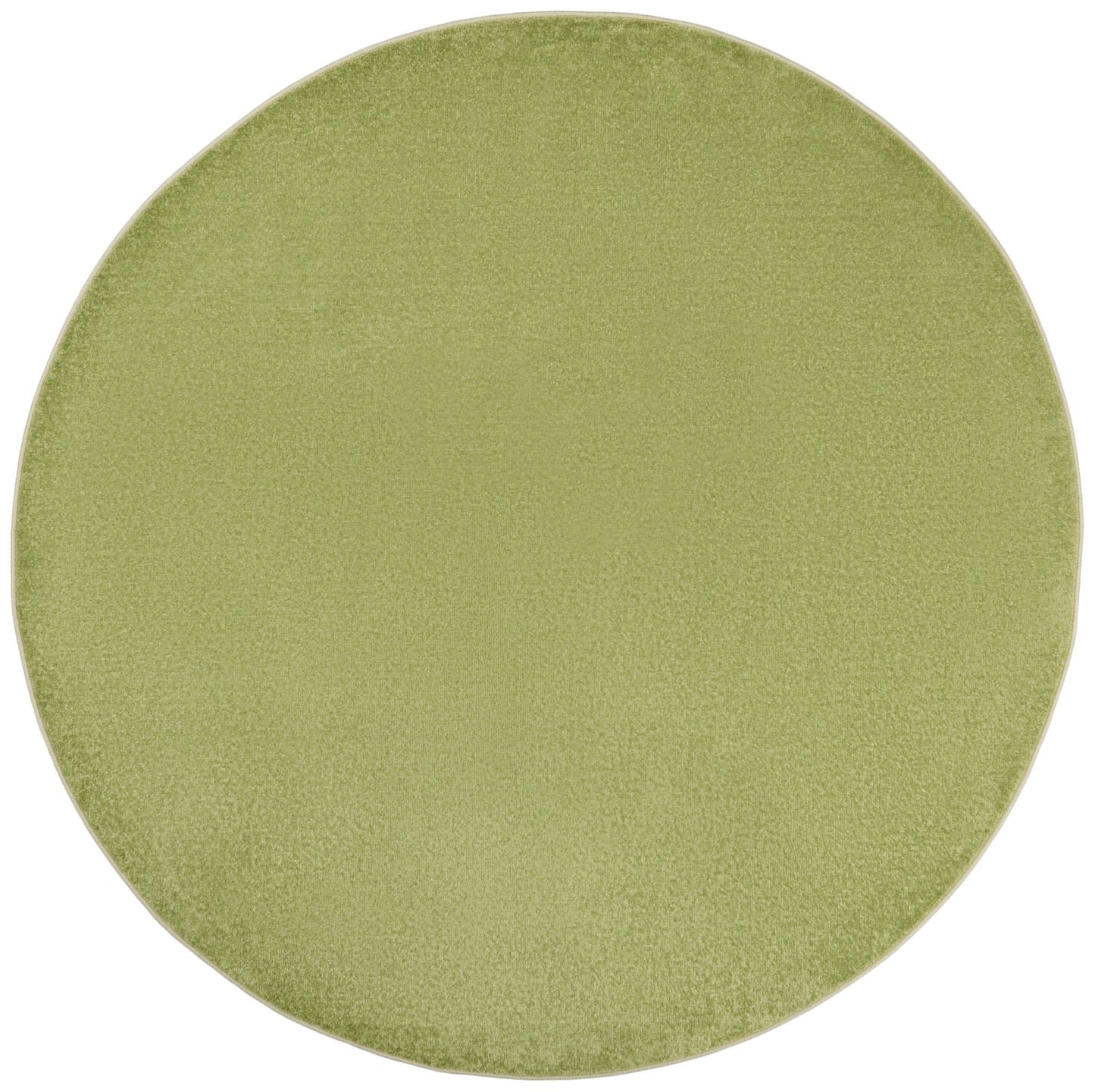 8' X 8' Green Round Non Skid Indoor Outdoor Area Rug