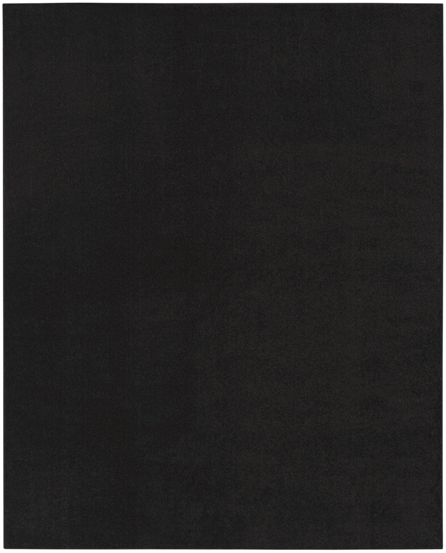 8' X 10' Black Non Skid Indoor Outdoor Area Rug