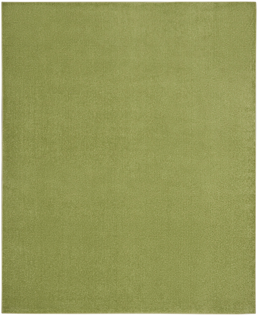 10' X 14' Green Non Skid Indoor Outdoor Area Rug