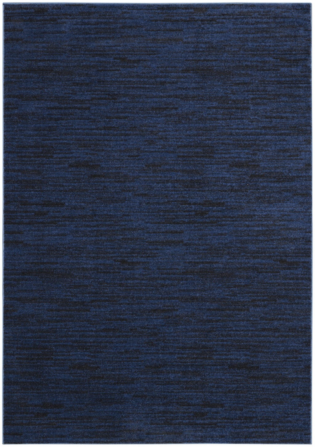 5' X 7' Midnight Blue Non Skid Indoor Outdoor Area Rug