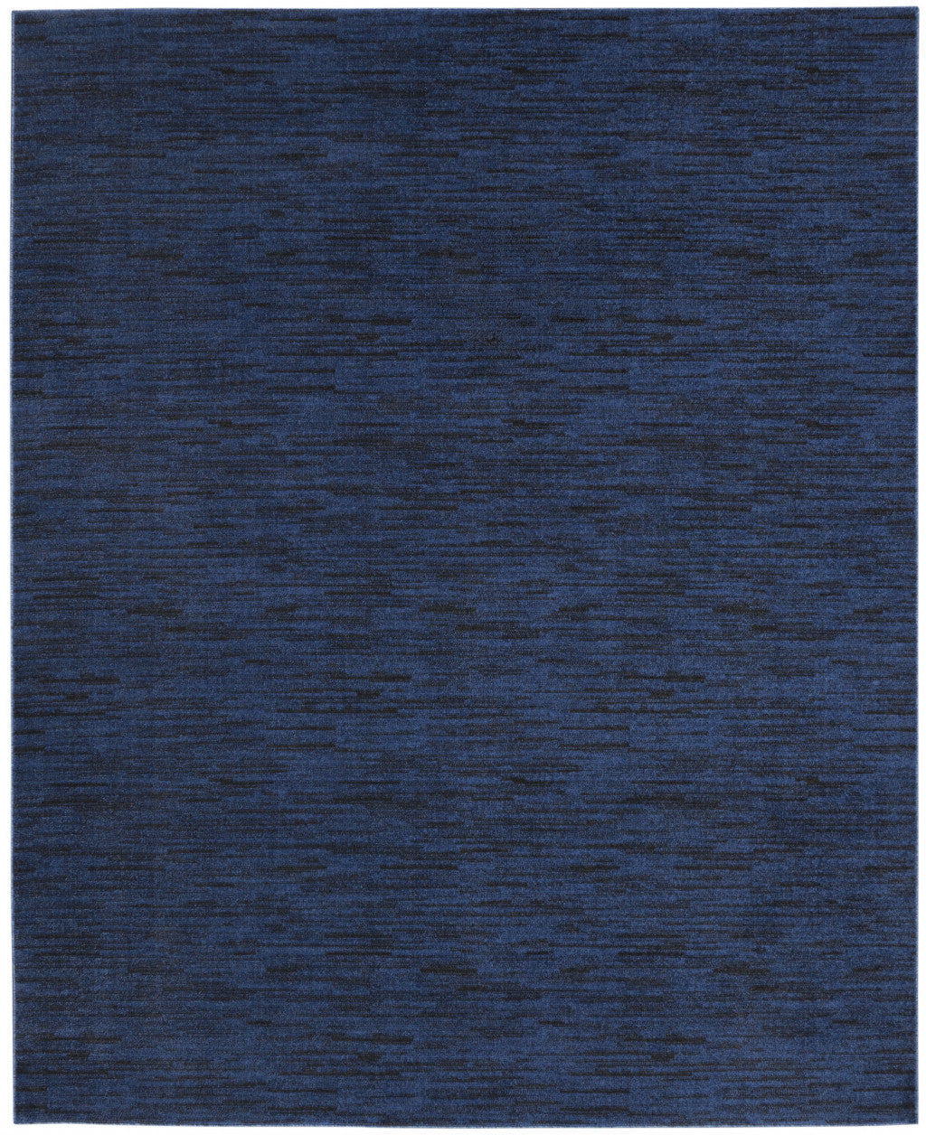 7' X 10' Midnight Blue Non Skid Indoor Outdoor Area Rug