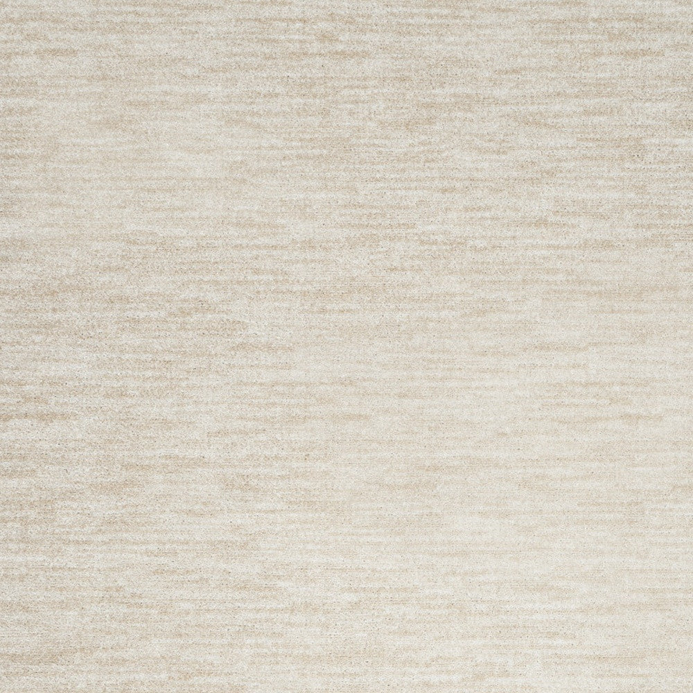 9' X 12' Ivory And Beige Non Skid Indoor Outdoor Area Rug