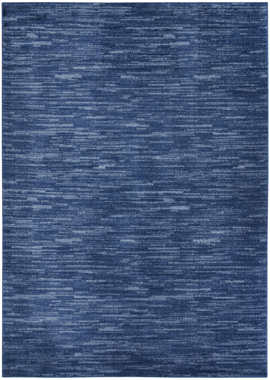 5' X 7' Navy Blue Non Skid Indoor Outdoor Area Rug