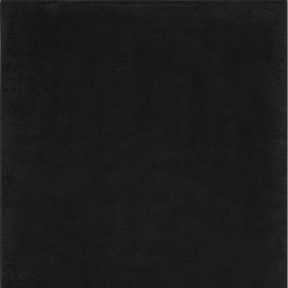 4' X 6' Black Non Skid Indoor Outdoor Area Rug