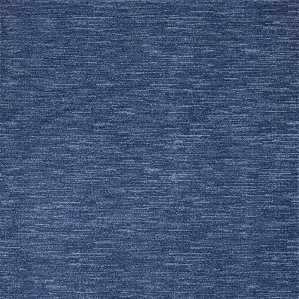 9' X 12' Navy Blue Non Skid Indoor Outdoor Area Rug