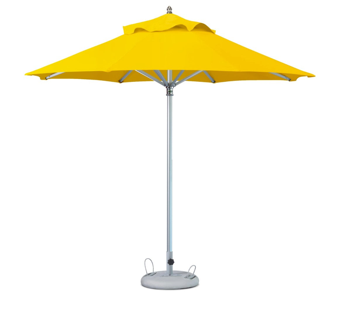 13' Yellow Polyester Round Market Patio Umbrella