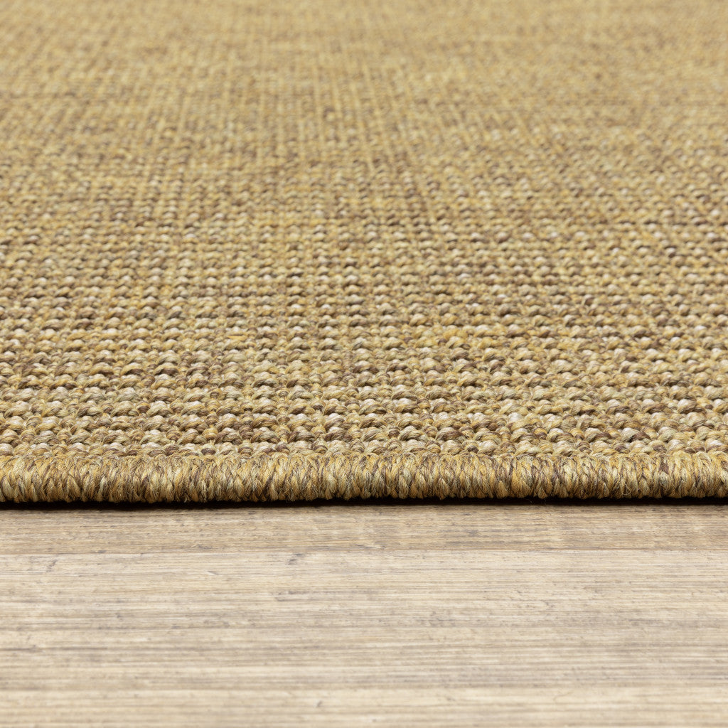 2' X 4' Tan Stain Resistant Indoor Outdoor Area Rug