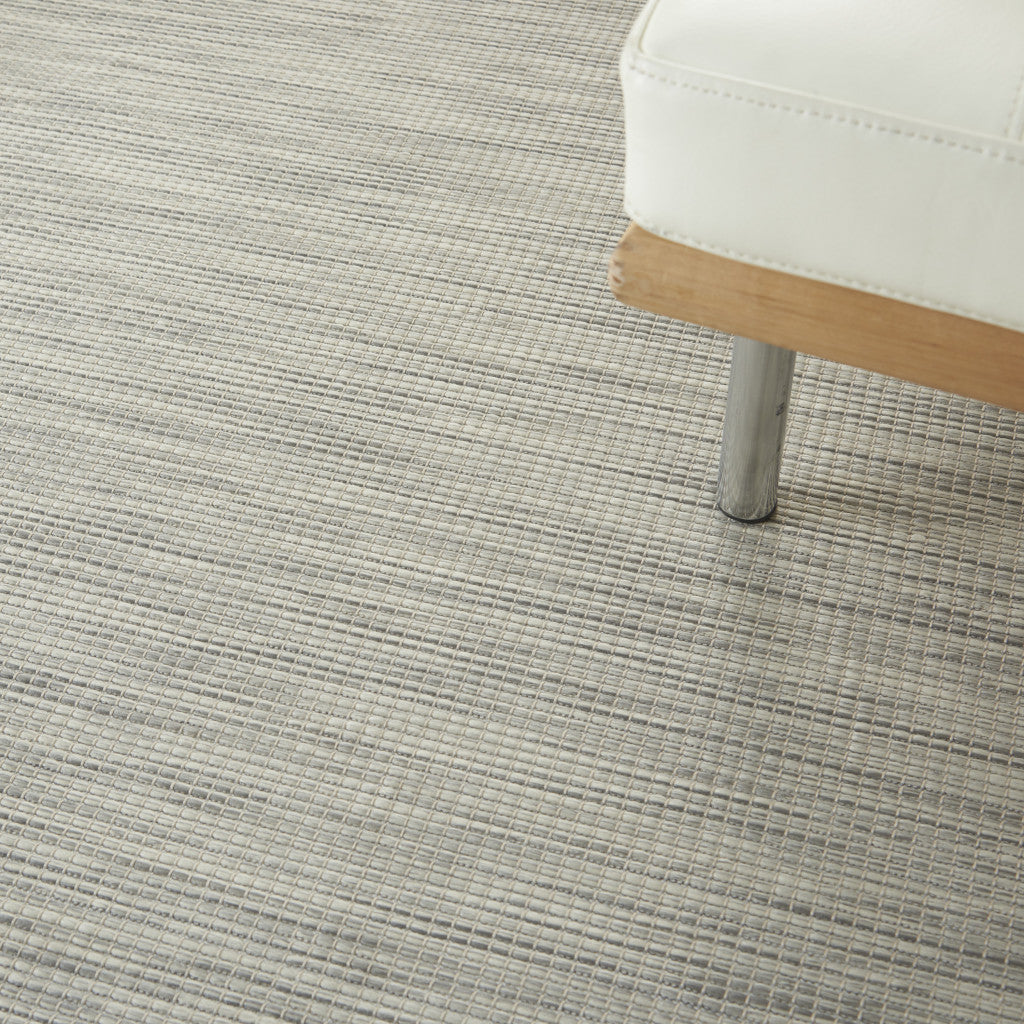 5' X 7' Gray Power Loom Area Rug