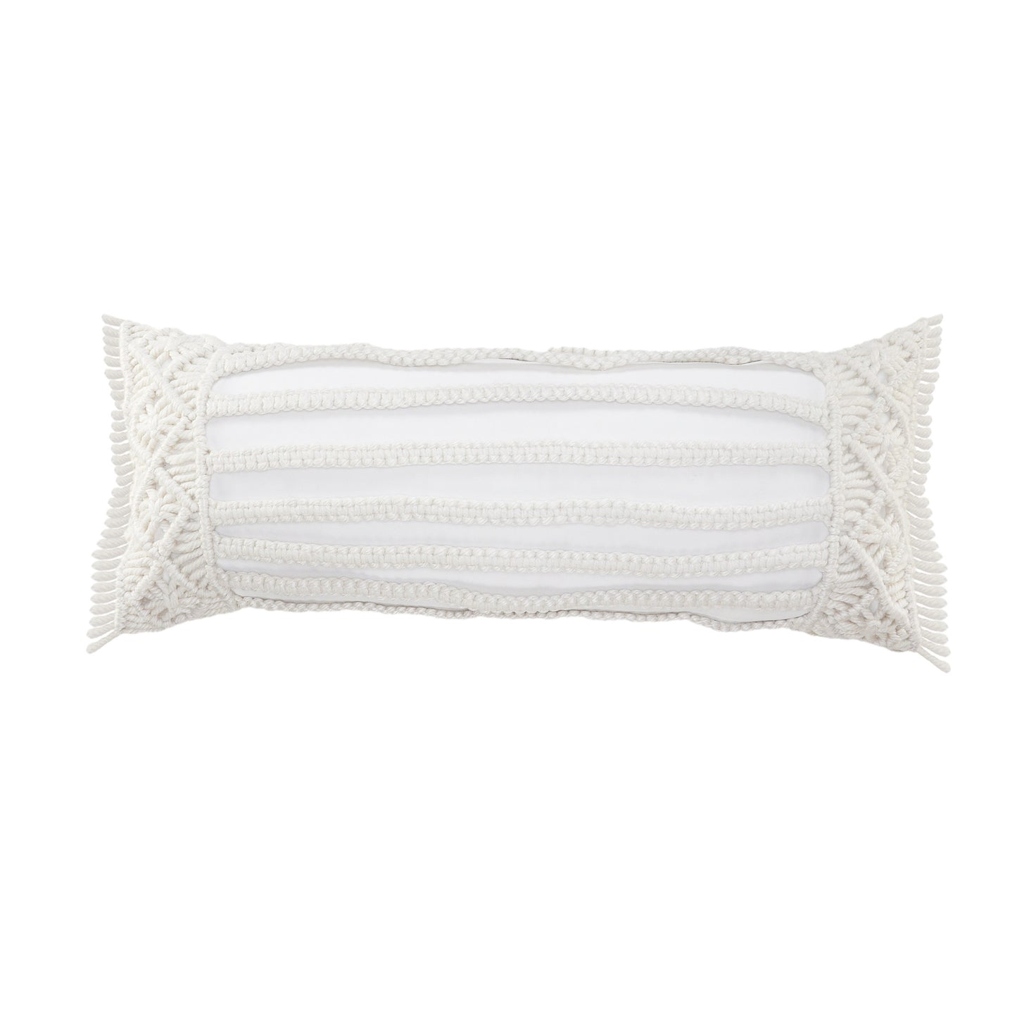 14" X 14" White Unavailable Indoor Outdoor Throw with Unavailable