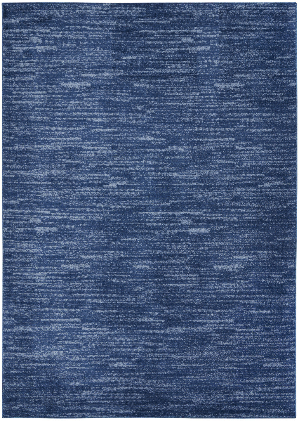 5' X 8' Navy Blue Power Loom Area Rug