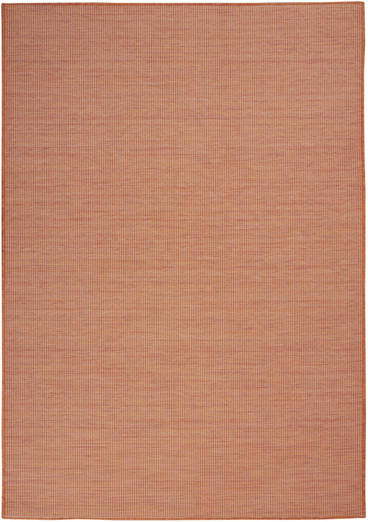 4' X 6' Rust Power Loom Area Rug