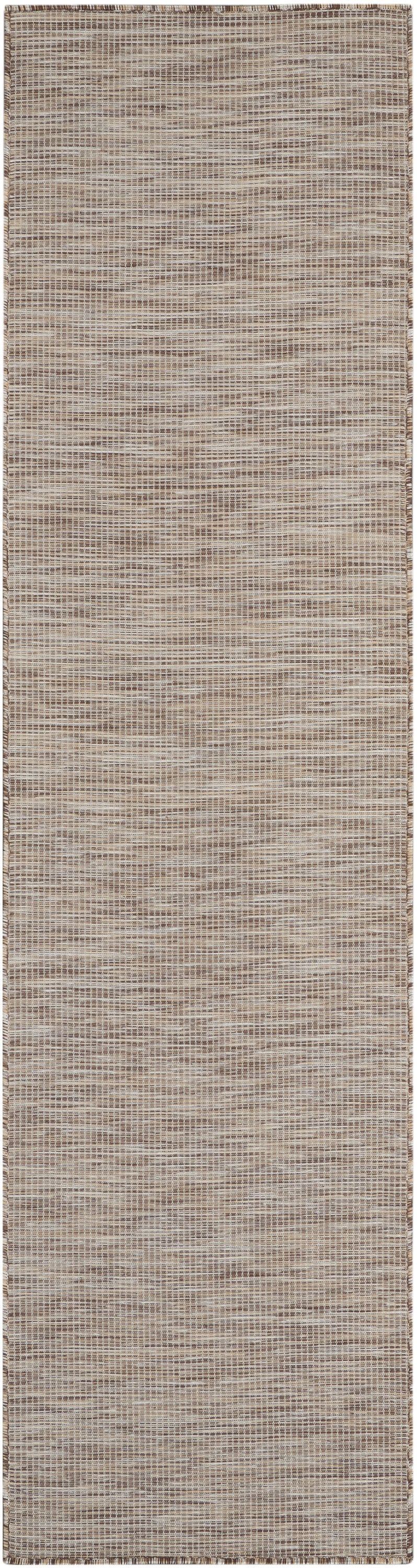 8' Beige Power Loom Runner Rug