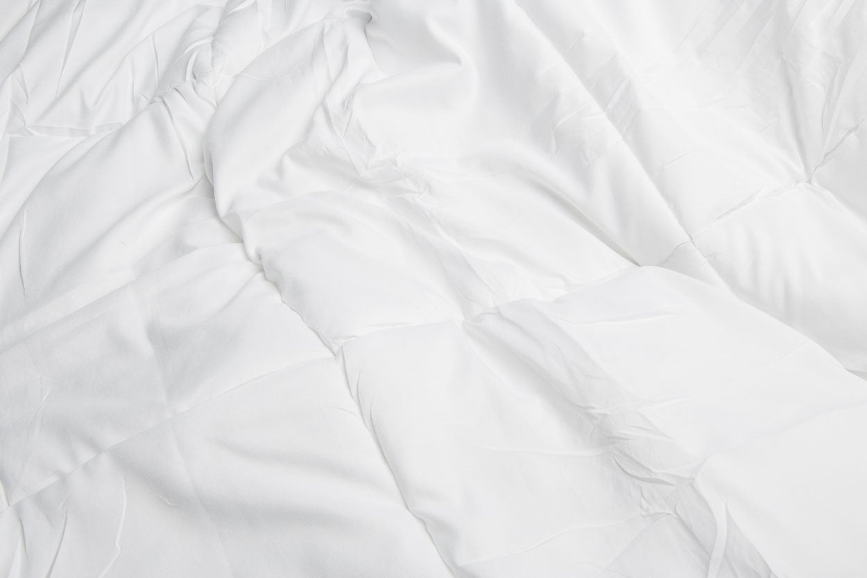 White Medium Weight Hypoallergenic Twin Down Alternative Comforter Duvet Insert