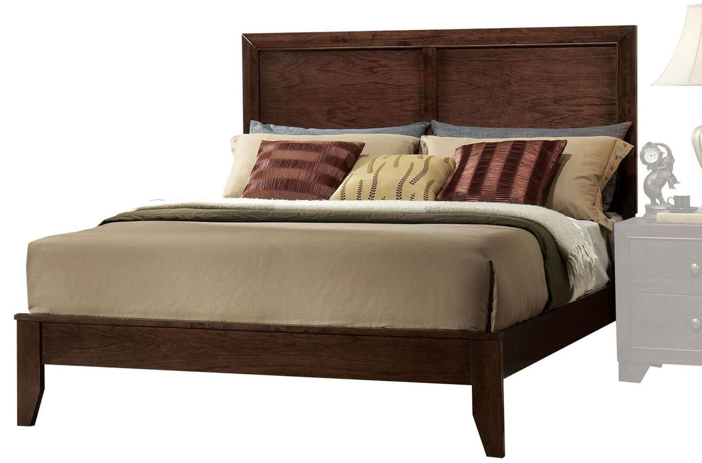 King Espresso Bed