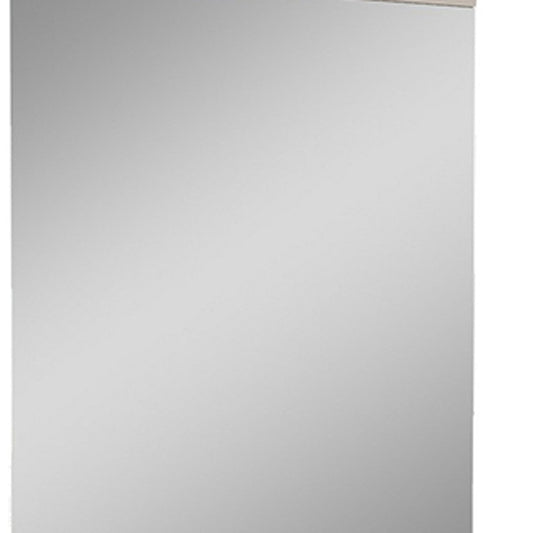 Beige Rectangle Dresser Mirror