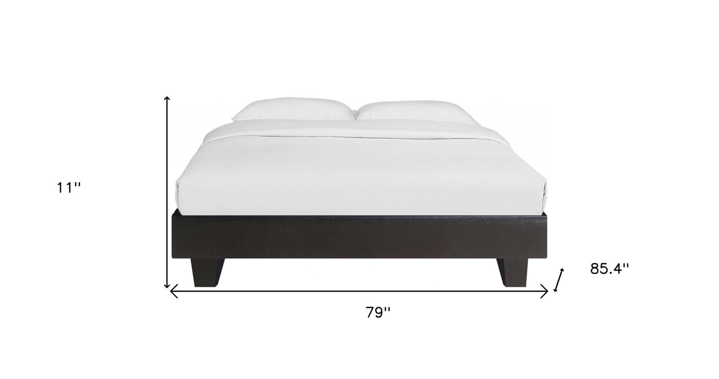 Black Platform King Bed