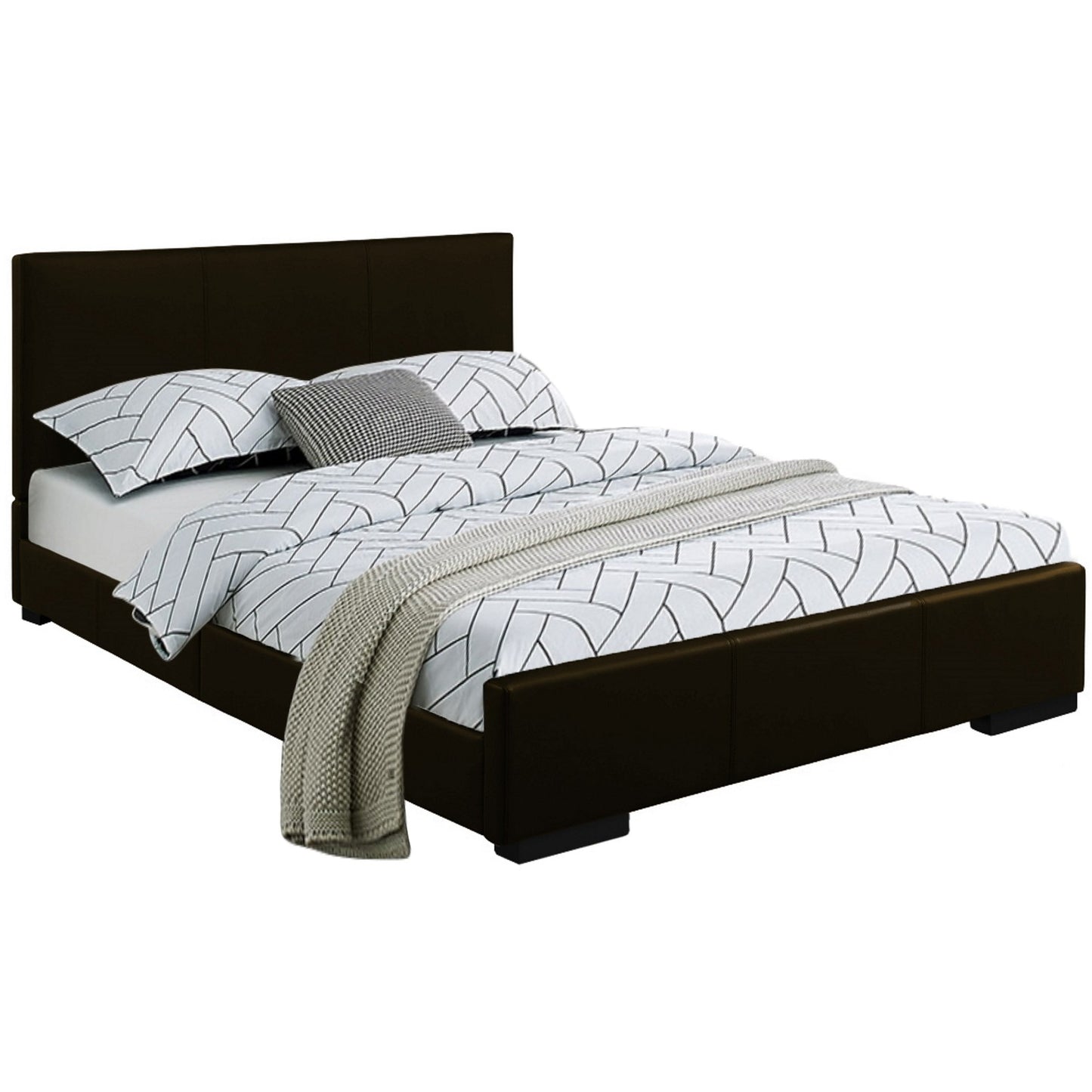 Black Platform King Bed